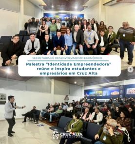 Palestra Identidade Empreendedora reúne e inspira estudantes e empresários