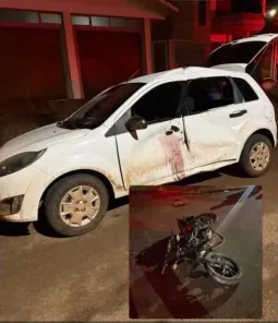 Motociclista fica gravemente ferido após colisão em Cruz Alta