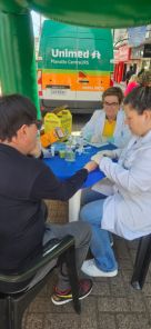 Semana do Coração teve o corredor da saúde no sábado em Cruz Alta