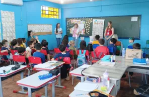 Corsan promove educação socioambiental para crianças da Escola Amado Lacroix
