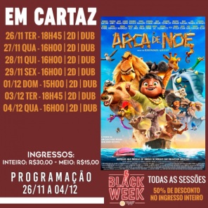 DOMINGO: Confira a programação de filmes  no Cine Globo de Cruz Alta