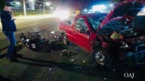 Grave acidente de trânsito com vítima fatal em Ibirubá na noite do sábado 