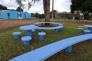 Mais praças foram revitalizadas, agora Praça do Belarmino e da Abegay