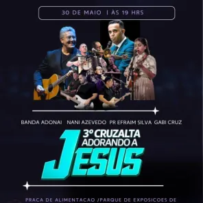Cruz Alta recebe a 3ª edição do evento Adorando a Jesus neste sábado