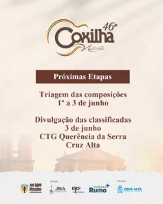Coxilha Nativista bate recorde e supera 1.100 músicas inscritas