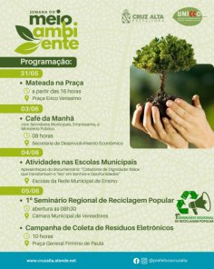 MATEADA NA PRAÇA> Começa na tarde de hoje a Semana do Meio Ambiente 