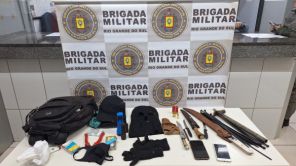 BRIGADA> Quatro homens são presos com munição de uso restrito em Cruz Alta