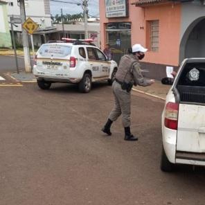 BM realizada ação de prevenção à violência doméstica em Fortaleza dos Valos