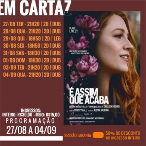 DOMINGO: Confira a programação de filmes  no Cine Globo de Cruz Alta