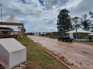 Parque de exposições de Cruz Alta nos preparativos finais para a XVI Fenatrigo