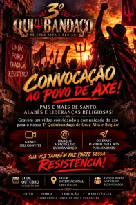 3º Quimbandaço de Cruz Alta e Região Celebra a Força do Povo de Axé
