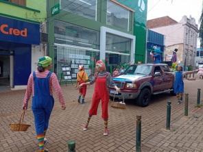 Senhor Coelho teve seu primeiro desfile na última sexta em Cruz Alta