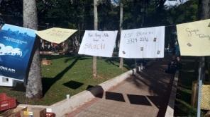 Atividades do Dia Mundial sem tabaco foram realizadas na praça em Cruz Alta