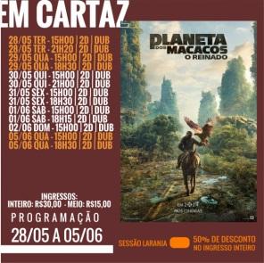 DOMINGO: Confira a programação de filmes  no Cine Globo de Cruz Alta