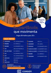 CORSAN> Programa incentiva contratação de profissionais com mais de 50 anos